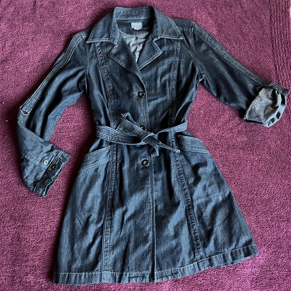 Converse One Star Denim Trench Coat